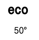 simbolo eco 50 gradi