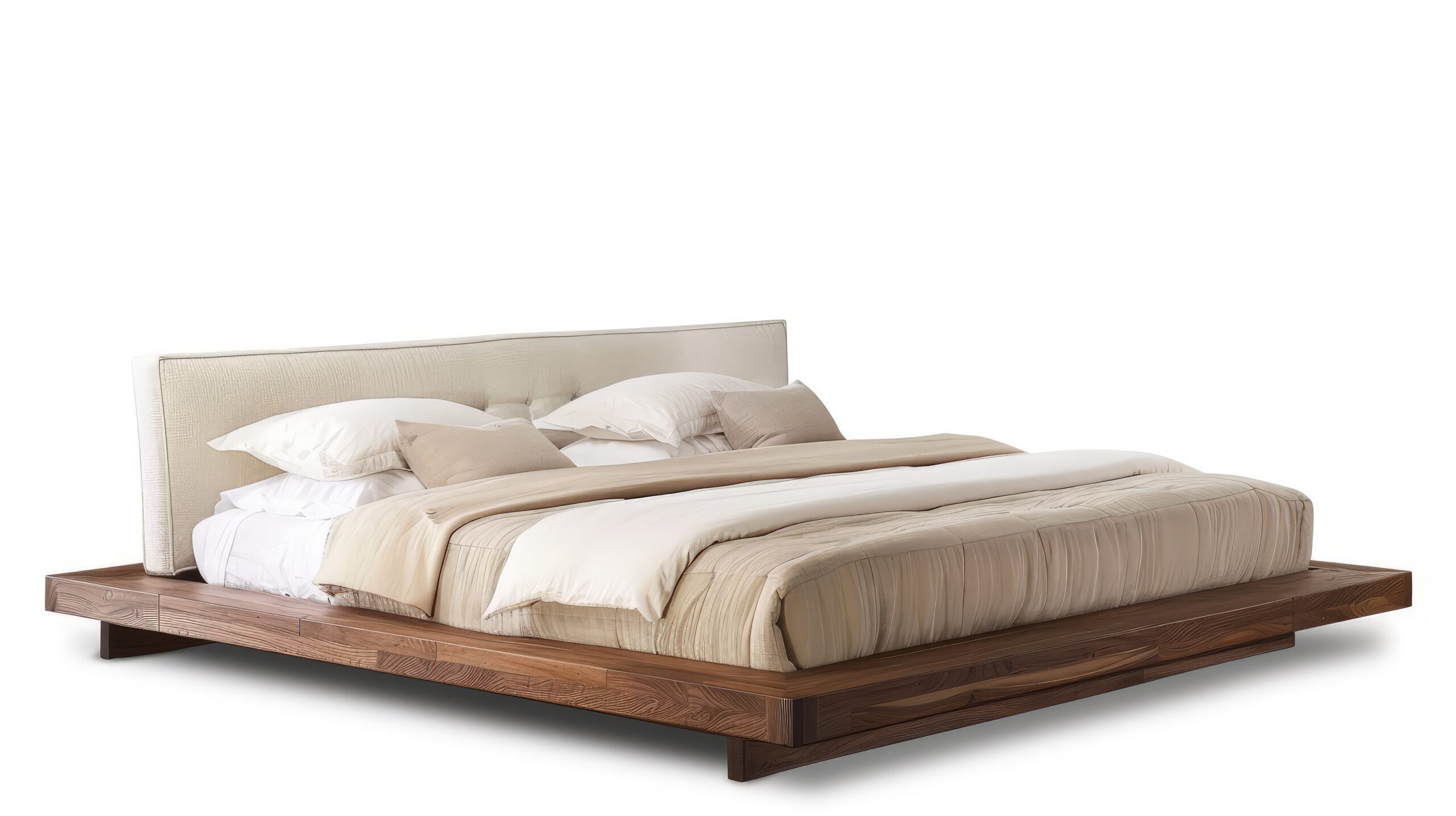 letto basso matrimoniale stile giapponese