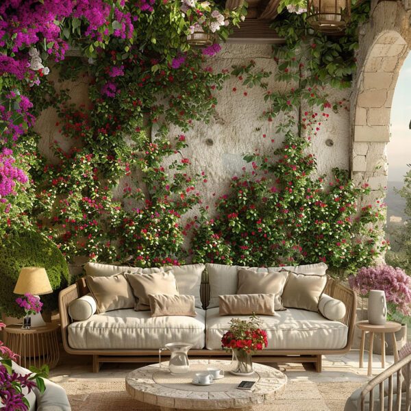 Arredo giardino stile mediterraneo