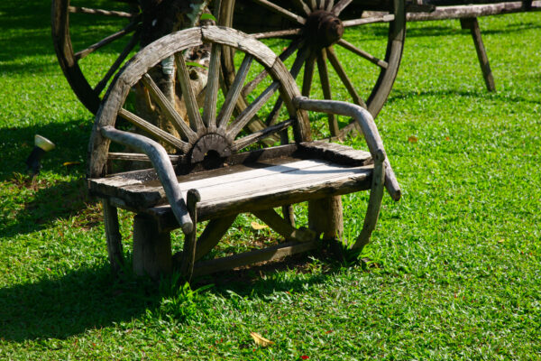 Arredo giardino stile country