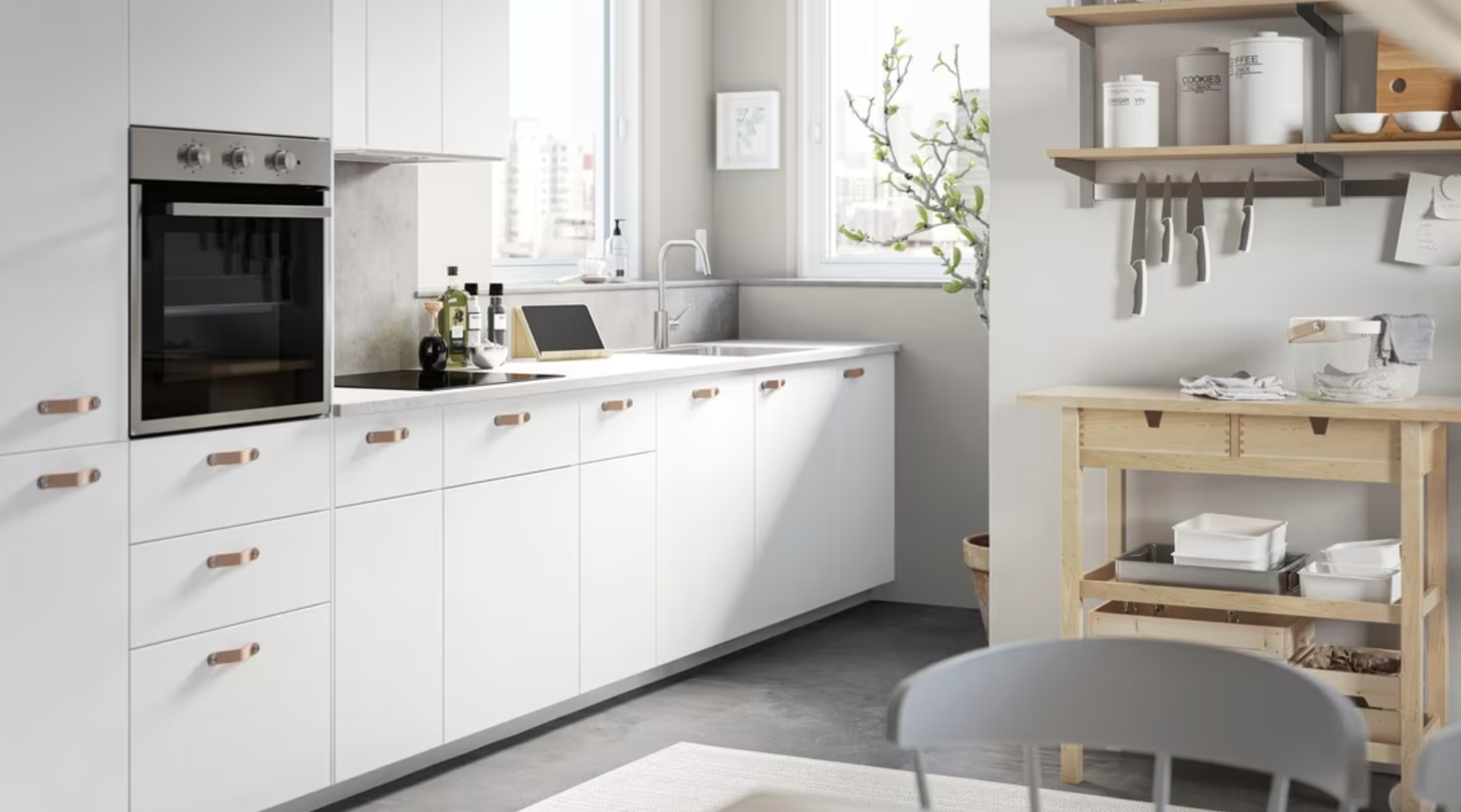 Ikea cucina VEDDINGE bianco